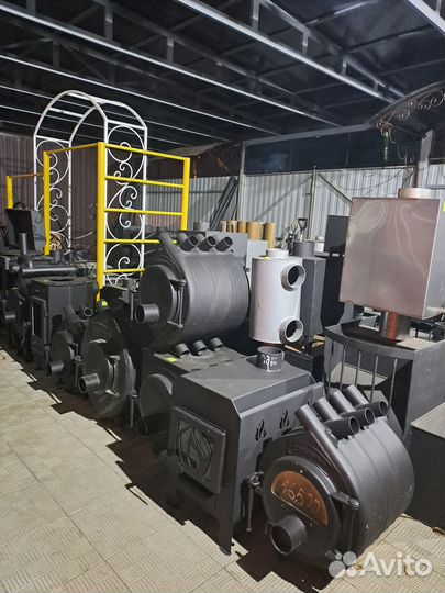 Печь буржуйка отопительная дровяная 