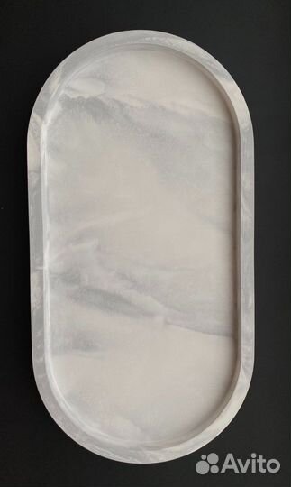 Декоративная гипсовая подставка/поднос