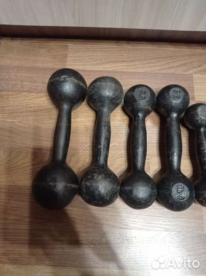 Гантели литые СССР
