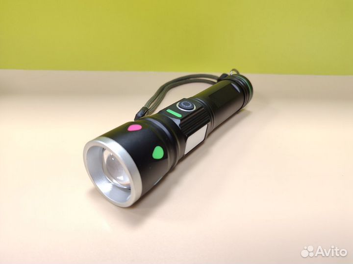 Мощный фонарь белый лазер 2000 метров