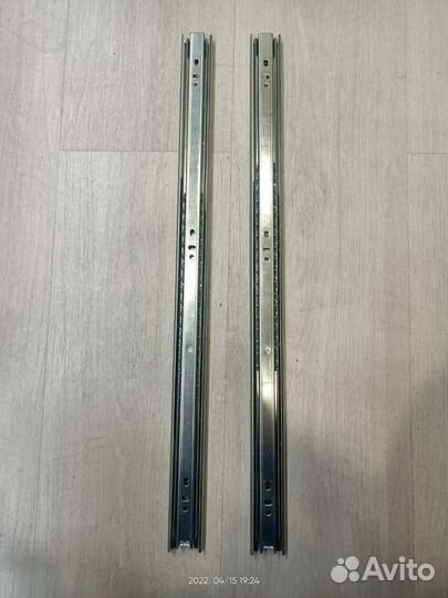 Роликовые направляющие для ящиков 500мм