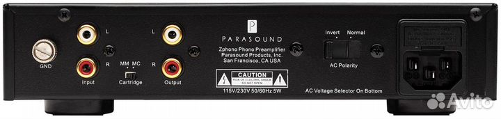 Parasound Zphono black MM/MC фонокорректор