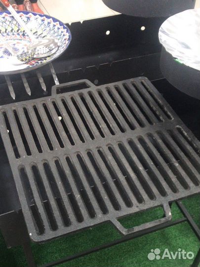 Чугунная решетка гриль