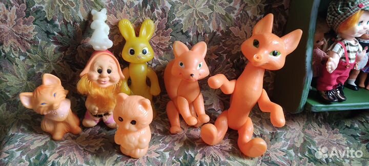 Игрушки СССР пластиковые