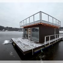 Новый Год в плавучем доме в Карелии