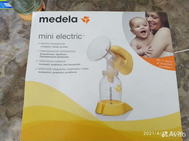 Молокоотсос medela electric mini электрический
