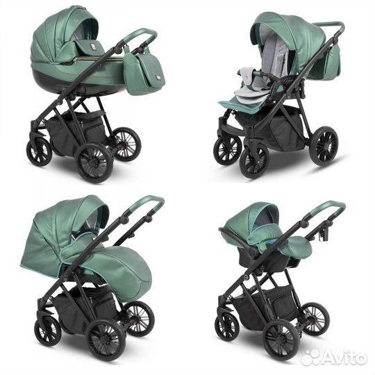 Коляска 3 в 1 Camarelo Zeo Янтарная