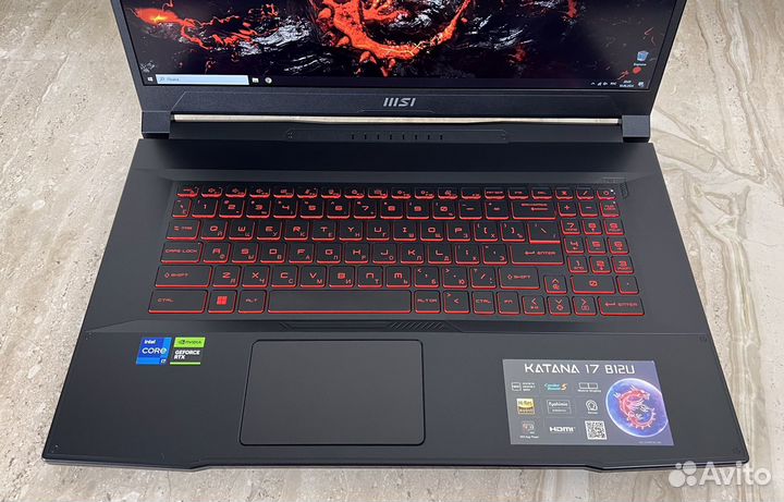 Игровой MSI Katana 17 (i7-12650H/ RTX 3050/ 16 гб)