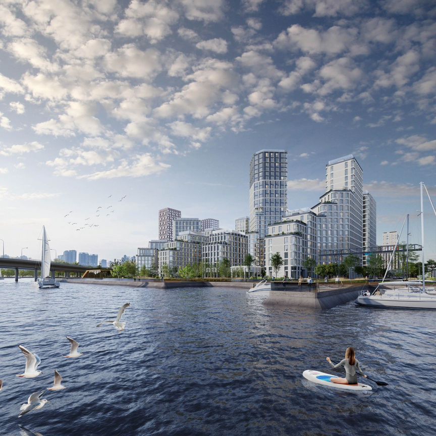 1-к. квартира, 45,5 м², 10/12 эт.