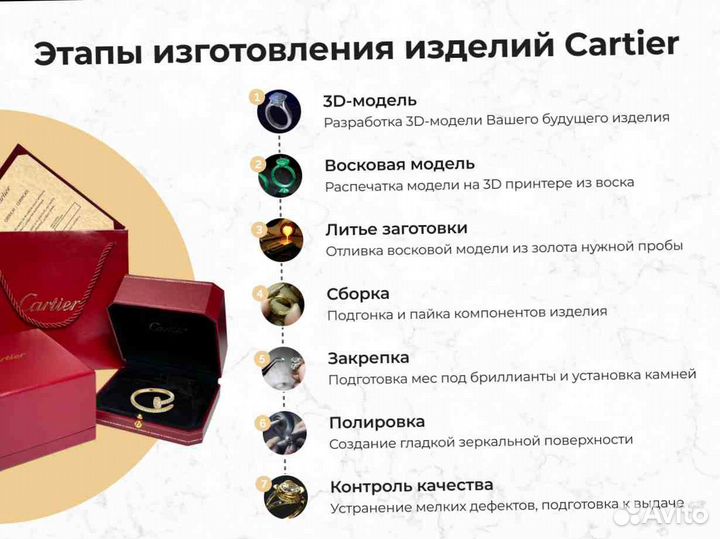 Браслет Cartier Ecrou de Cartier