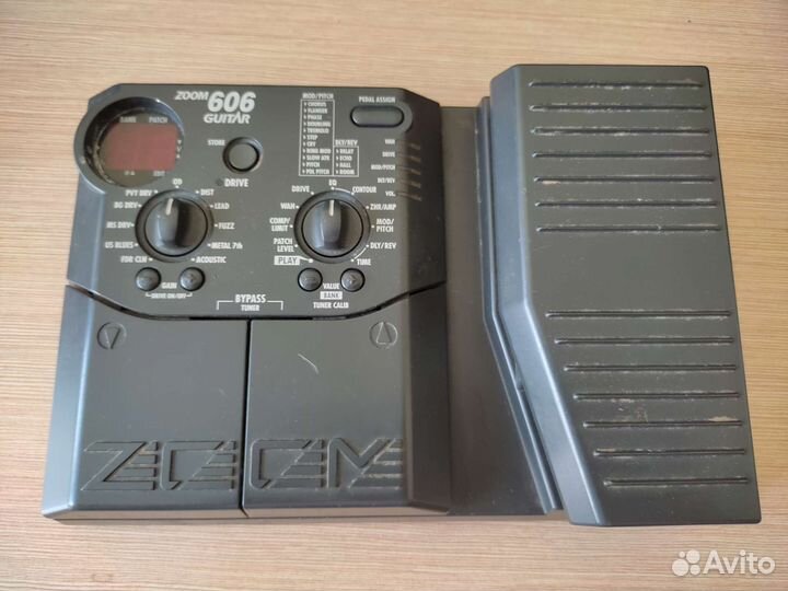 Гитарный процессор zoom 606 guitar