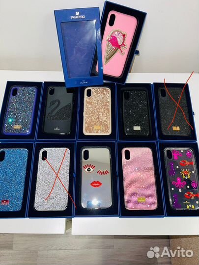 Чехол Swarovski на iPhone XR оригинал