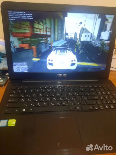 Игровой ноутбук Asus на гарантии