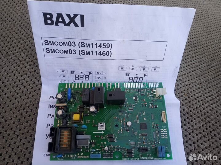 Плата газового котла baxi