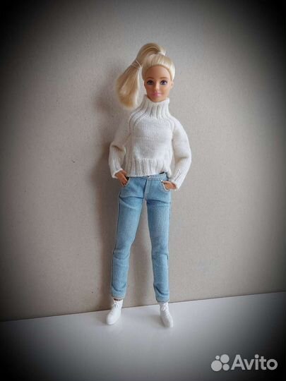 Вязаная одежда для барби