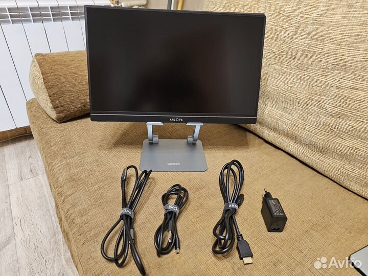 Портативный монитор arzopa 16.1 дюйма, 100 sRGB