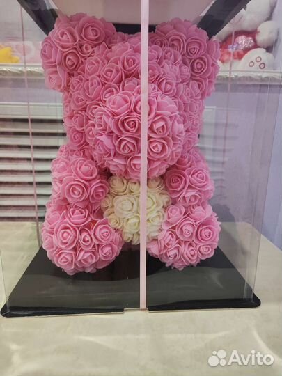 Мишка из роз