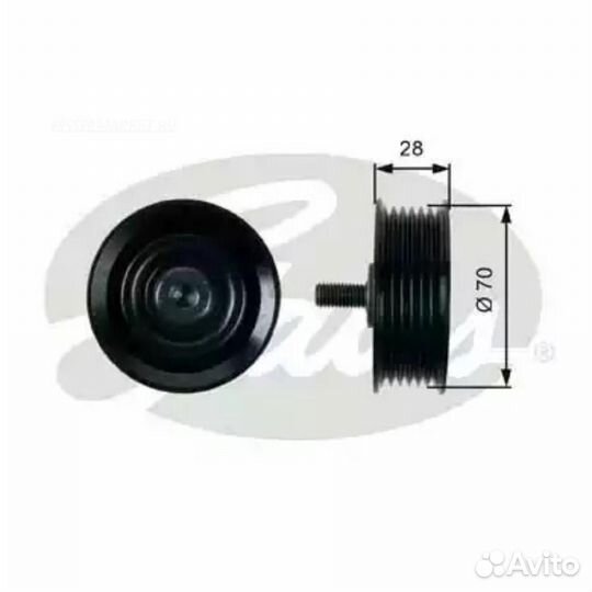 Gates T36410 Ролик обводной приводного ремня