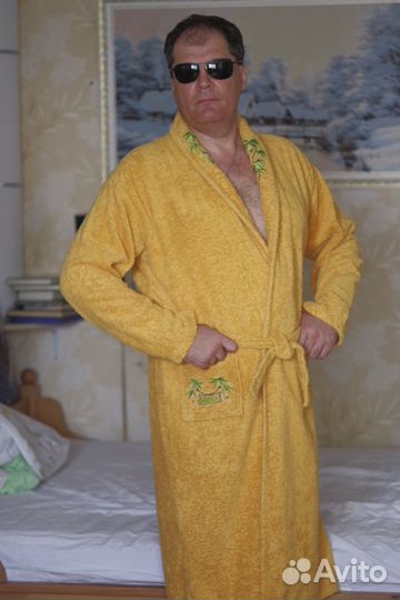 Восточный махровый халат из Стамбула р-50-58
