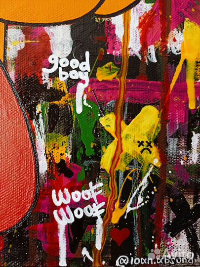 Картина на холсте 40/40. Акрил