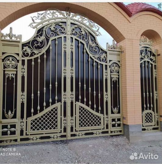 Ворота кованые