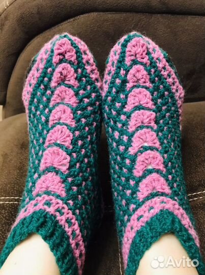 Носки вязанные