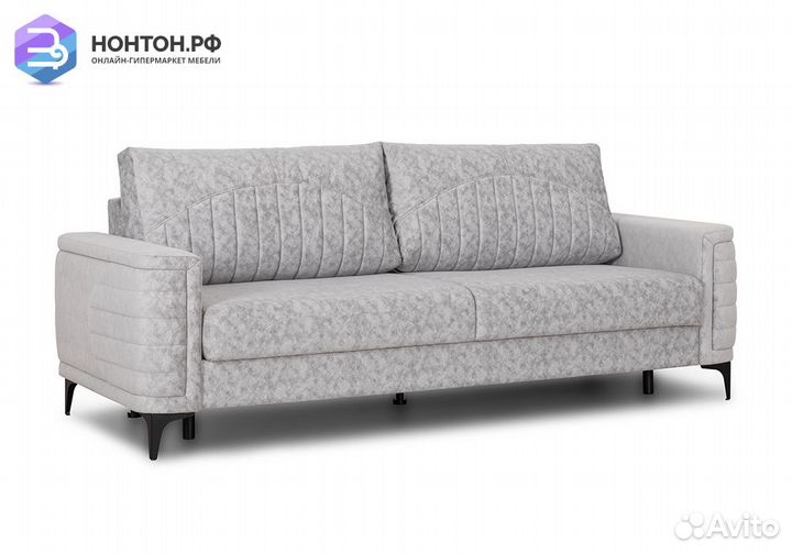 Диван тик-так Руди светло-серый