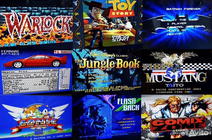 Sega картриджи для приставки