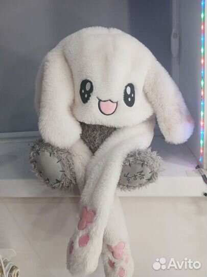 Шапка с ушками зайца