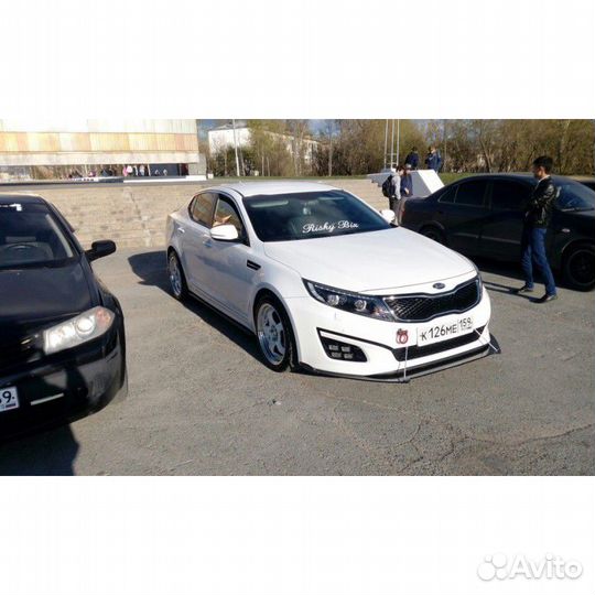 Сплиттер бампера Kia Optima 1