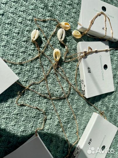 Цепочка с кулоном ракушка h&m