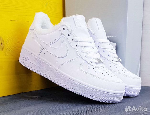 Зимние Nike Air Force кроссовки новые женские