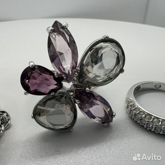 Кольцо Swarovski размер 60 (19)