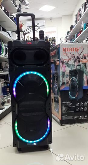 Мощная портативная Party система 1000w 92см 15кг