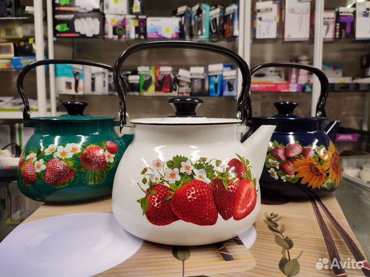 Эмалированные чайники