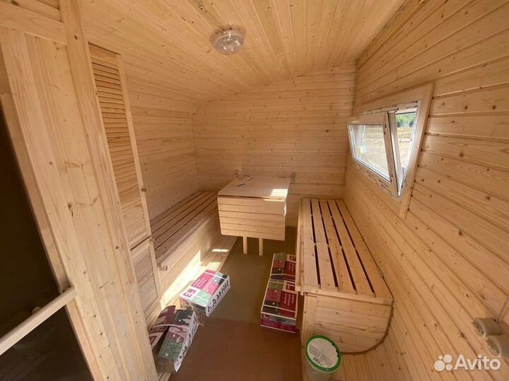 Баня бочка Парус 6 метров