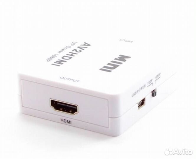 Переходник hdmi2AV (гнездо hdmi вход - гнезда 3*RC