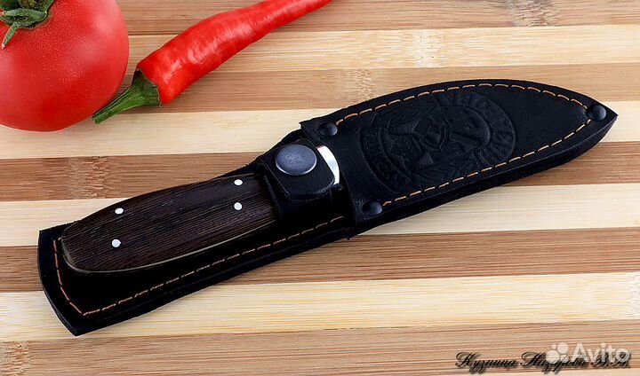 Кухонный нож Шеф № 1 овощной сталь Х12мф