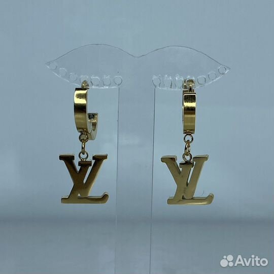 Серьги louis vuitton
