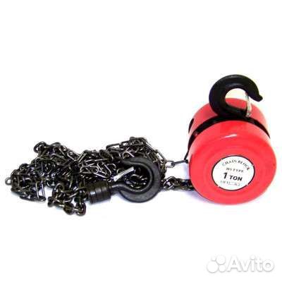 Таль цепная, лебёдка 1 тн 2 метра