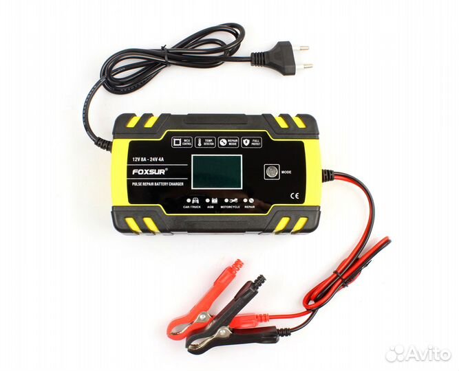 Умное зарядное устройство для акб 12/24В 8А