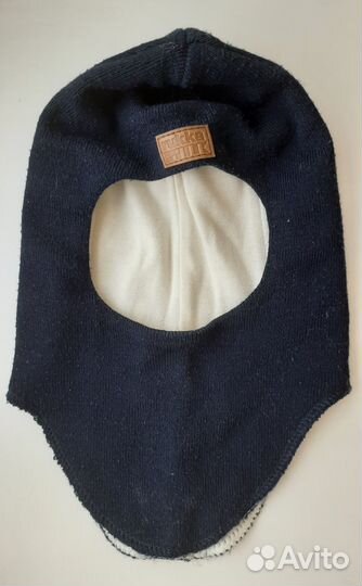 Шапка шлем для мальчика размер 52/54 зимняя