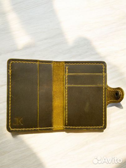 Кошелёк из натуральной кожи. Ручная работа