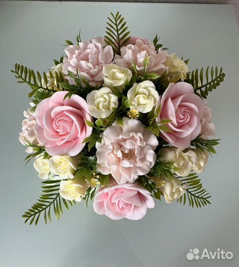 Букет цветов из мыла, букет роз, букет с доставкой