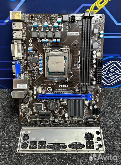 Материнская плата MSI H61M-P20 (G3)