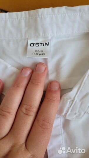 3 рубашки,2 блуз., купальник, р. 152, Цена за все