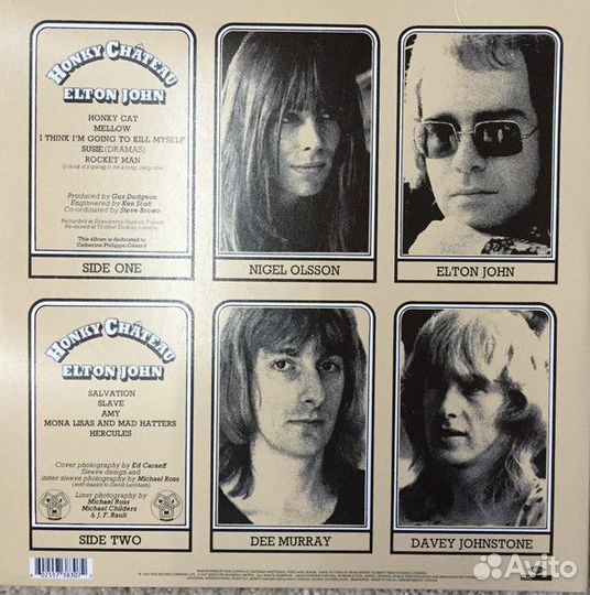 Виниловая пластинка Elton John, Honky Chateau (Rem