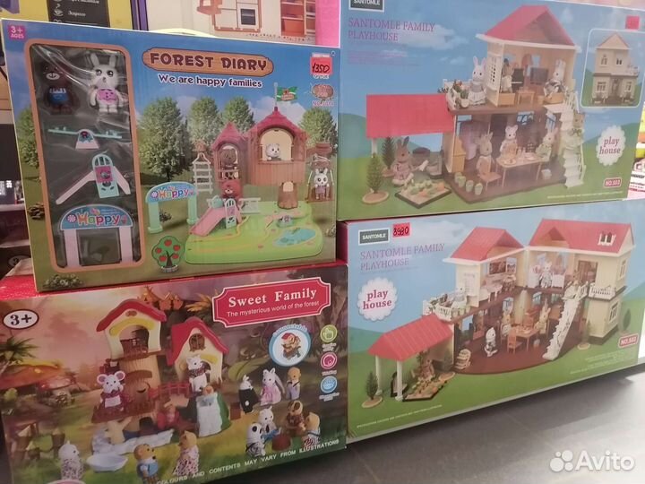 Кукольный домик sylvanian families