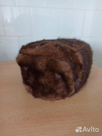 Норковая шапка мужская