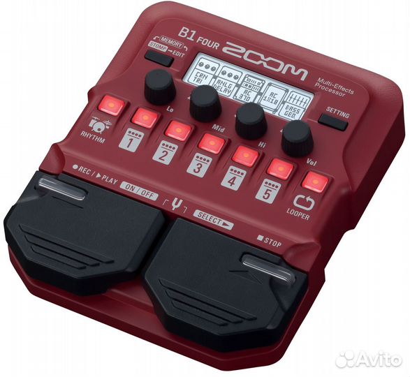 Басовый процессор Zoom B1 four